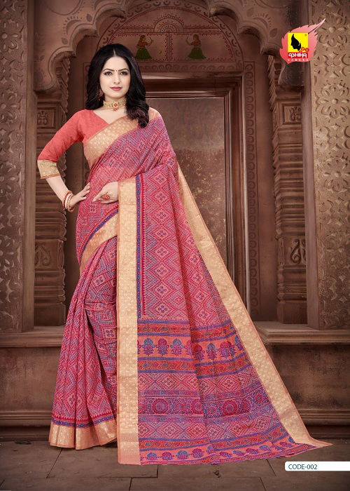 Crystal 8 Fancy Ethnic Wear Cotton Printed Saree Collection
